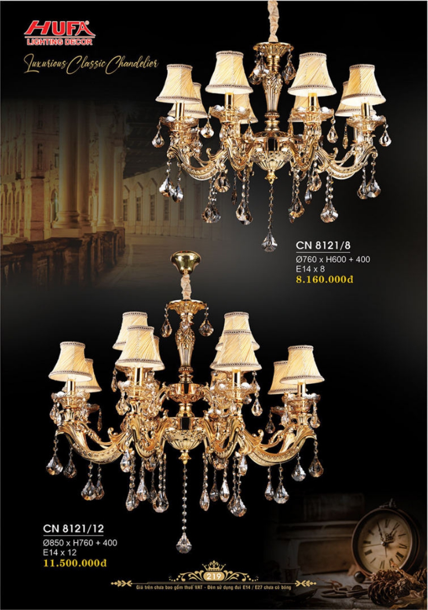 Bảng giá đèn trang trí HUFA